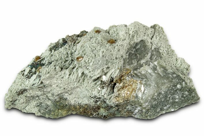 Sparkling Demantoid Garnet Cluster w/ Pyrite in Matrix - Mexico #358498